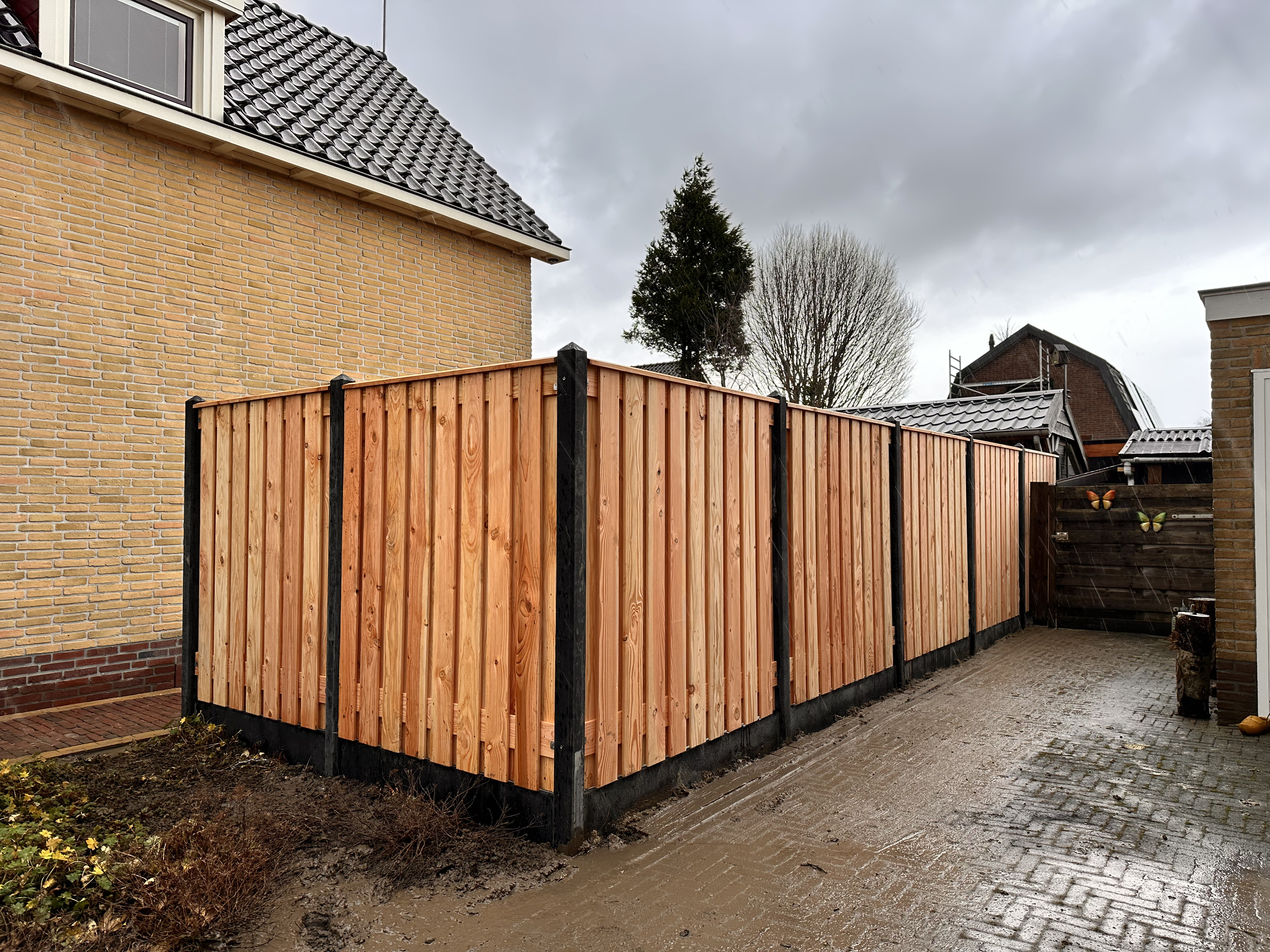 Schutting plaatsen