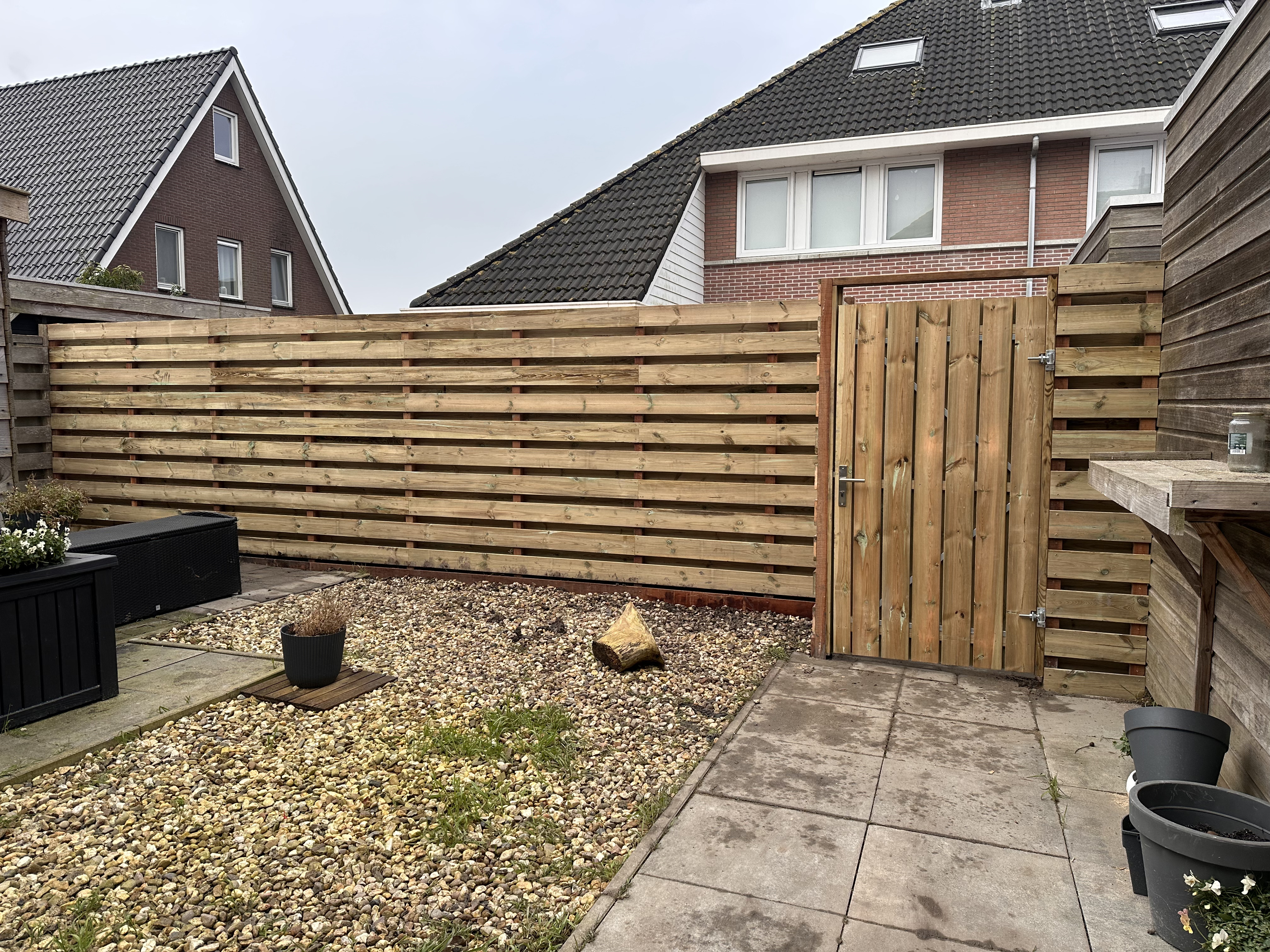 Schutting plaatsen